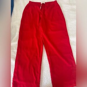 Abercrombie & Fitch Red Kids Sweatpants